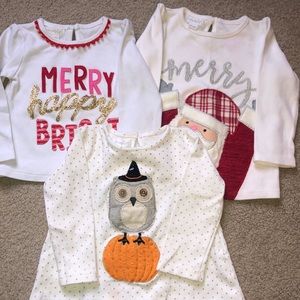 Mud Pie Shirt Bundle 12-18 months